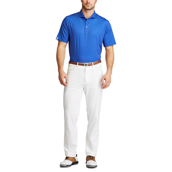 Custom Slim Performance Polo RLX Golf em Royal Links Dot 2
