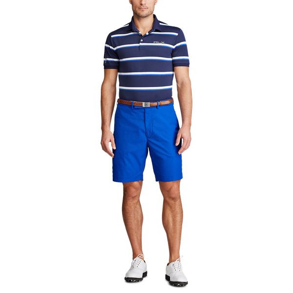 Refined Navy/White/Royal Custom Slim Tech Pique Polo RLX 2