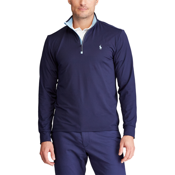 Refined Navy Performance Jersey Pullover RLX 3