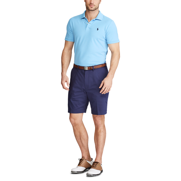 Powder Blue Custom Slim Fit Stretch Polo RLX 2