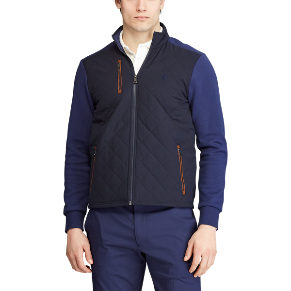 Refined Navy Hybrid Golf Jacket RLX 4