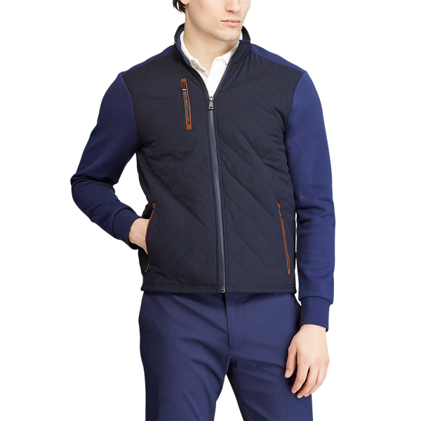 Refined Navy Hybrid Golf Jacket RLX 6