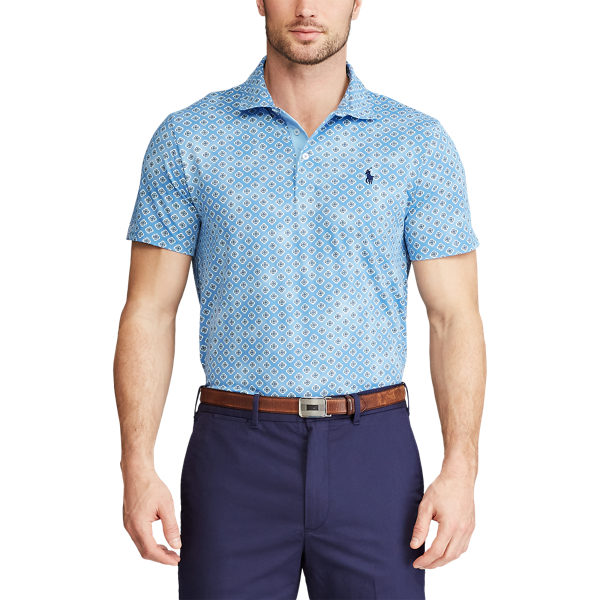 Powder Blue Provencals Custom Slim Fit Jersey Polo RLX Golf 3