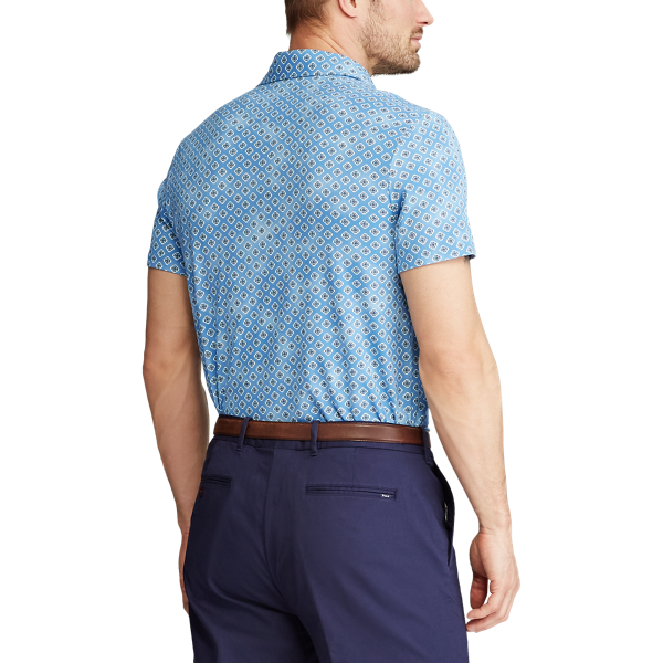 Powder Blue Provencals Custom Slim Fit Jersey Polo RLX Golf 4