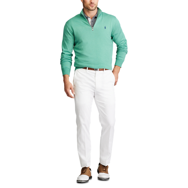 Haven Green Cotton Half-Zip Jumper RLX 2