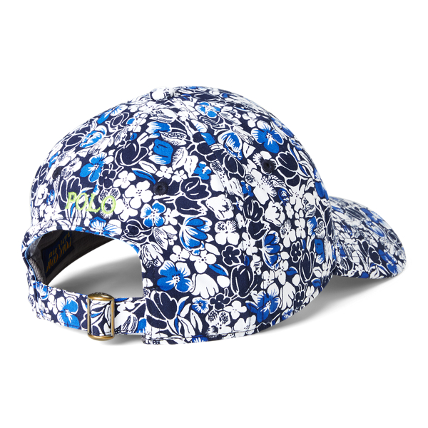 Floral Twill Fairway Cap Polo Golf in Riviera Floral 2