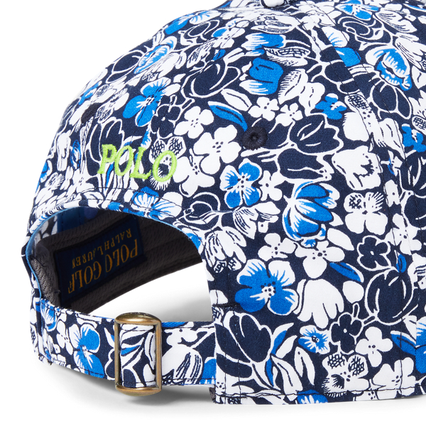 Floral Twill Fairway Cap Polo Golf in Riviera Floral 4