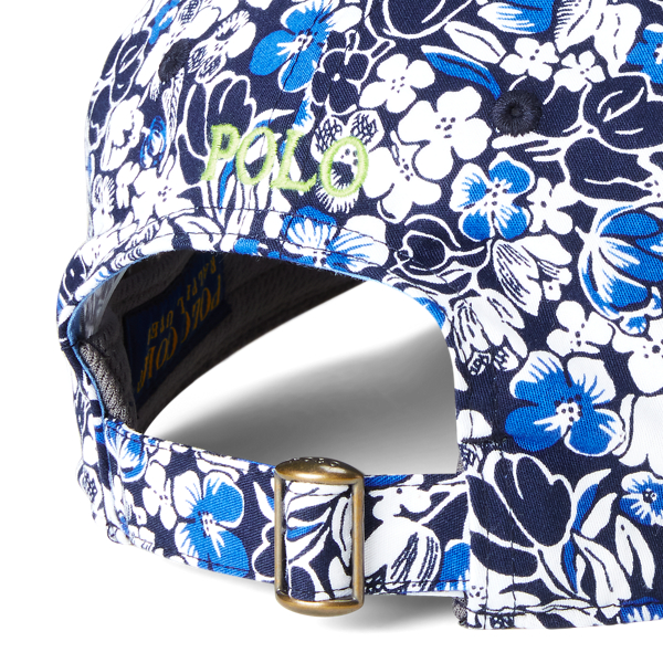 Floral Twill Fairway Cap Polo Golf in Riviera Floral 3