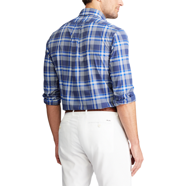 Classic Navy/Royal M Performance Stretch Golf Shirt RLX 4