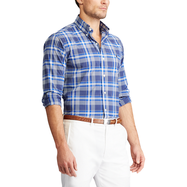Classic Navy/Royal M Performance Stretch Golf Shirt RLX 5
