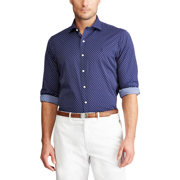 Links Dot Performance Twill Golf Shirt RLX 3