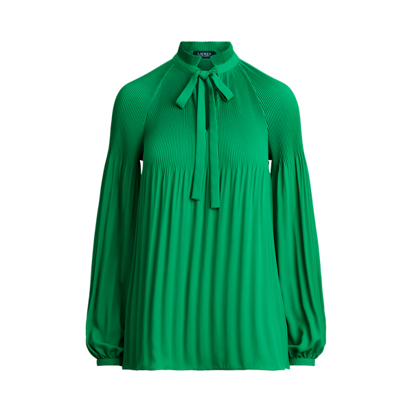 Georgette Tie-Neck Top