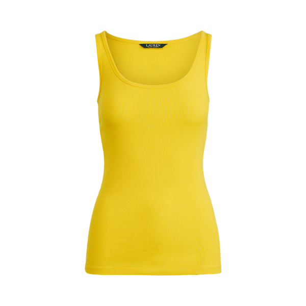 Stretch Cotton Tank Top