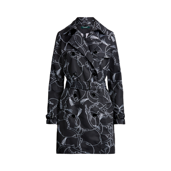 Print Taffeta Trench Coat Lauren 1