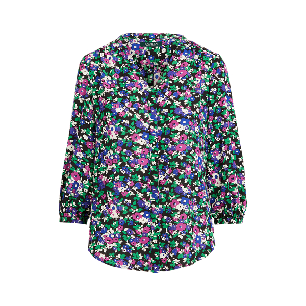 Pleated Georgette Top Lauren 1