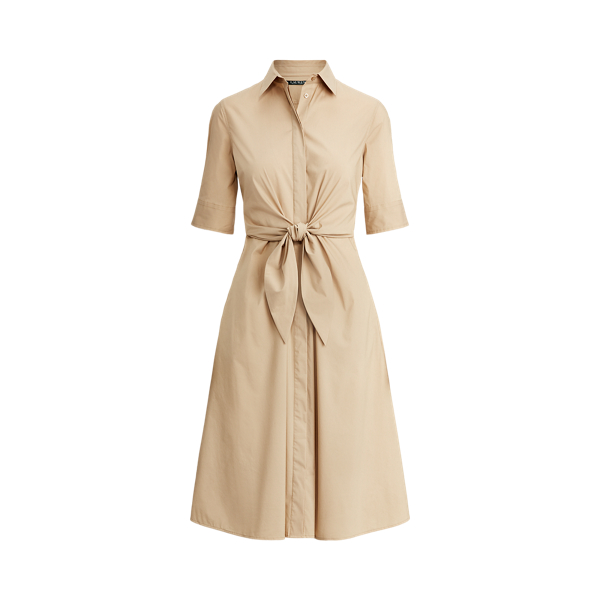 Cotton-Blend Shirtdress