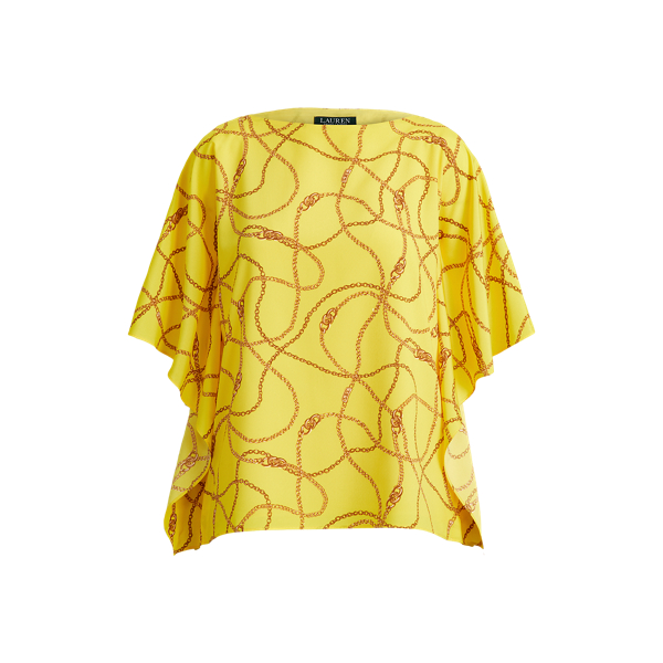 Print Cape-Sleeve Top Lauren in 1