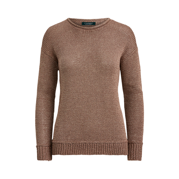 Cotton-Blend Sweater Lauren em 1