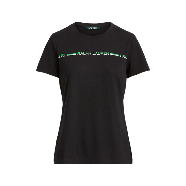 Polo Black Logo Cotton-Modal Tee Lauren 2