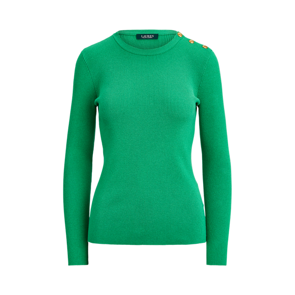Ribbed Cotton-Blend Jumper Lauren 1