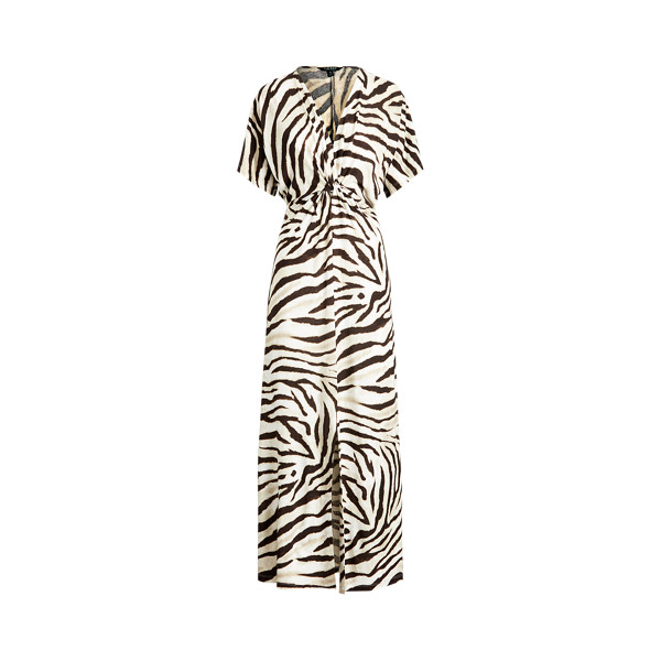 Print Linen Dress Lauren 1