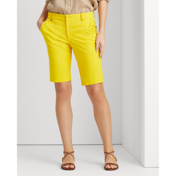 Dandelion Fields Bi-Stretch Twill Short Lauren 3