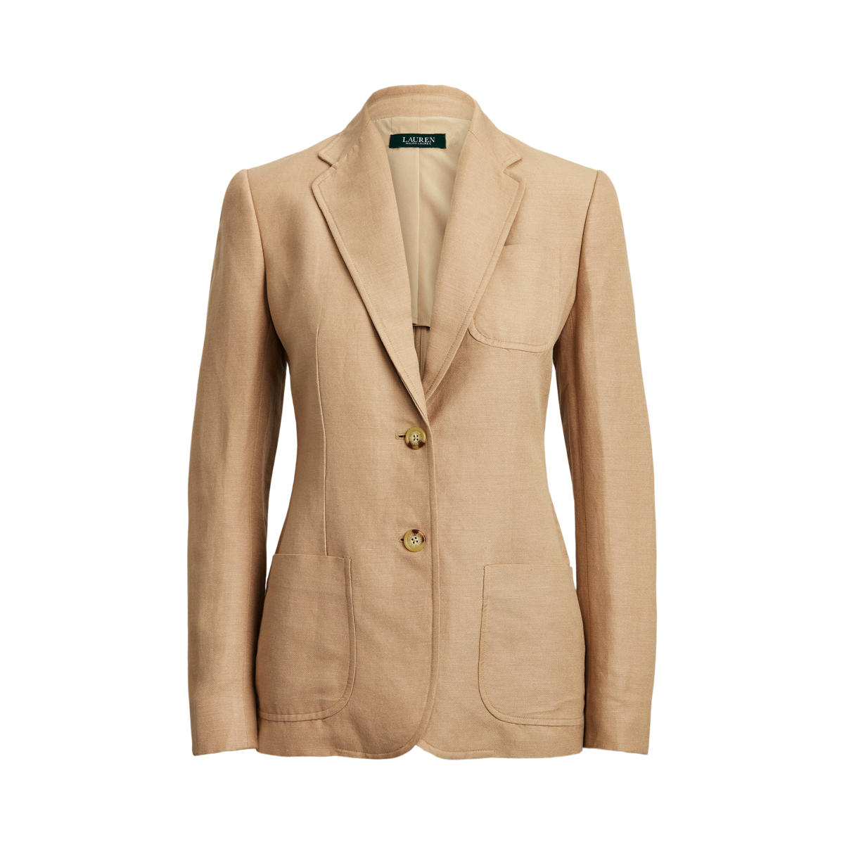 Ralph lauren camel blazer hotsell