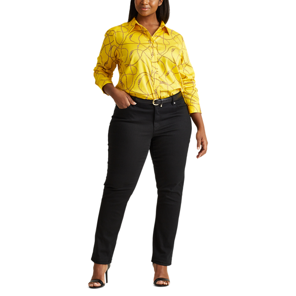 Dandelion Fields Multi Print Cotton-Sateen Shirt Lauren Woman 2
