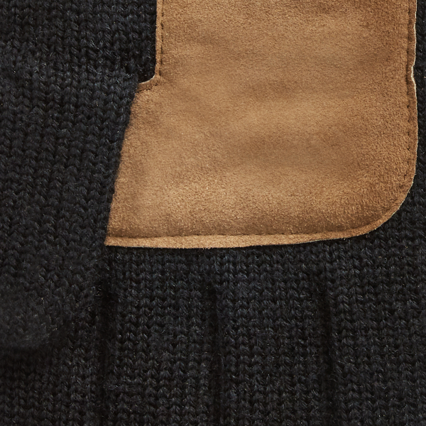 Polo Black Merino Wool Gloves Polo Ralph Lauren 3