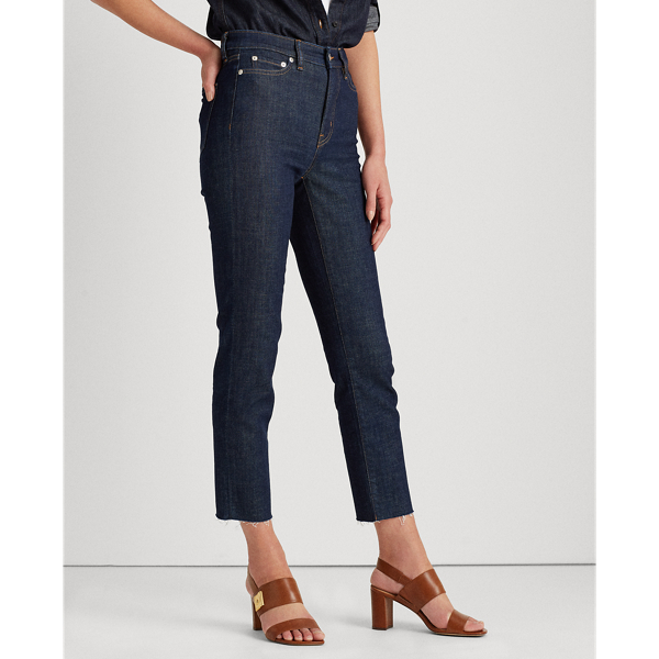Rinse Wash Regal Straight Ankle Jeans Lauren 4