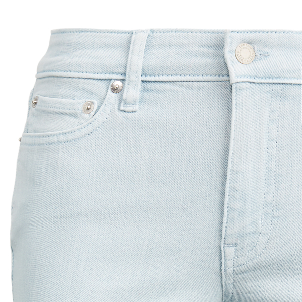 Soft Blue Wash Premier Straight Ankle Jean Lauren 7