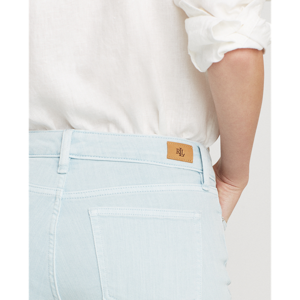 Soft Blue Wash Premier Straight Ankle Jean Lauren 6