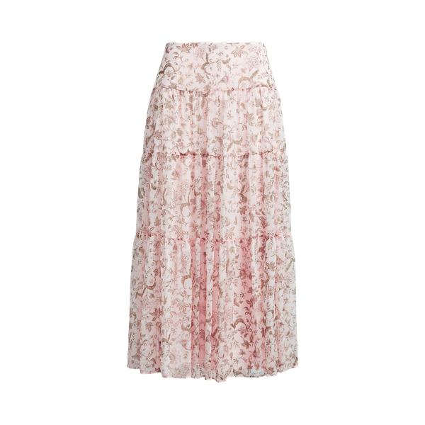Floral Tiered Peasant Skirt Lauren 1