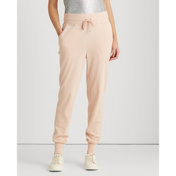 Pink Hydrangea French Terry Jogger Pant Lauren 3