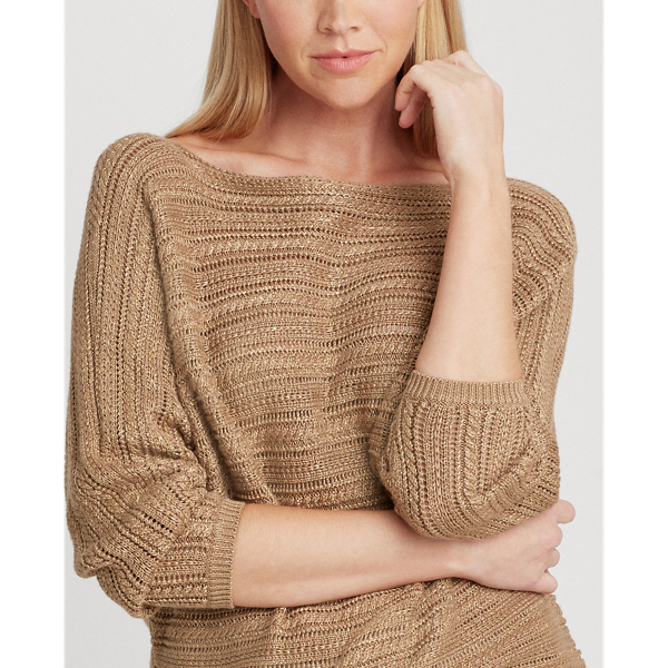 Gold Dolman-Sleeve Jumper Lauren 5