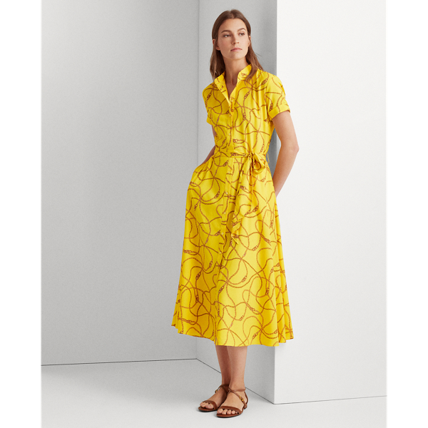 Dandelion Fields Multi Print Crepe Dress Lauren 4