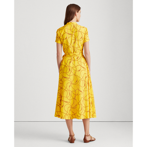 Dandelion Fields Multi Print Crepe Dress Lauren 5