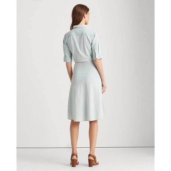 Vintage Chambray Wash Chambray Shirtdress Lauren 5