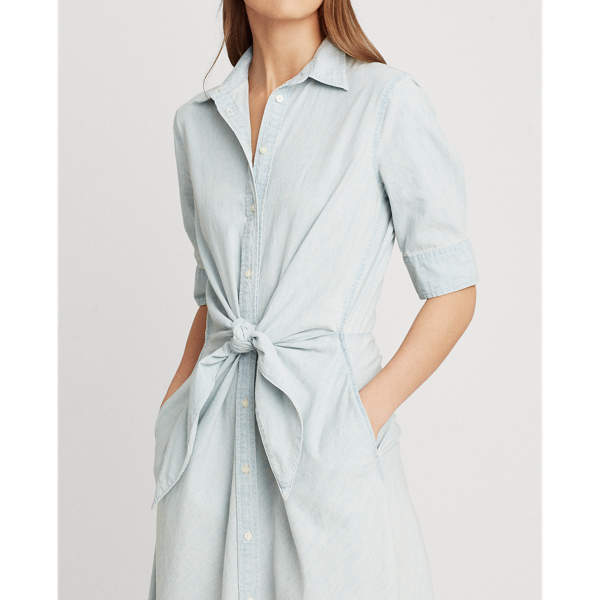Vintage Chambray Wash Chambray Shirtdress Lauren 6