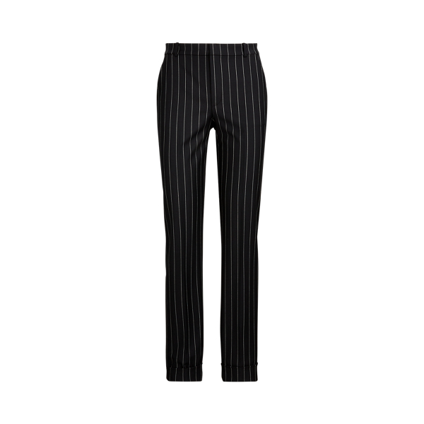 Pinstripe Wool-Blend Trouser Lauren 1