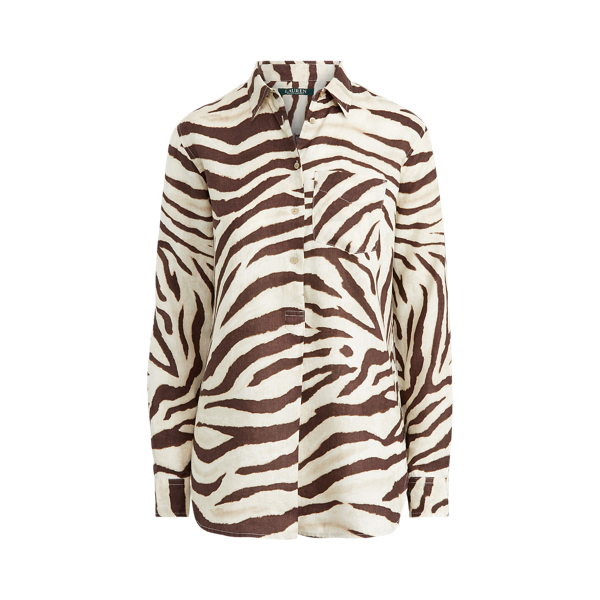 Print Linen Shirt Lauren 1