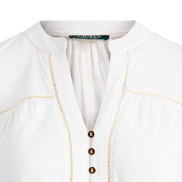 Mascarpone Cream Cotton Jersey Top Lauren 6
