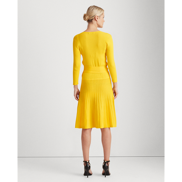 Dandelion Fields Cotton-Blend Surplice Dress Lauren 5