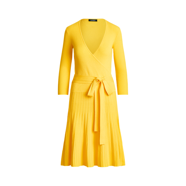 Dandelion Fields Cotton-Blend Surplice Dress Lauren 2