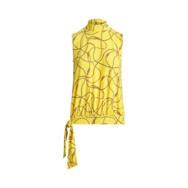 Print Jersey Sleeveless Top Lauren 1