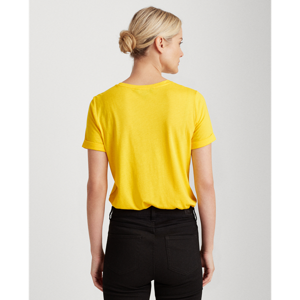 Dandelion Fields Logo Cotton Tee Lauren 4