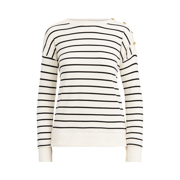 Striped French Terry Top Lauren 1