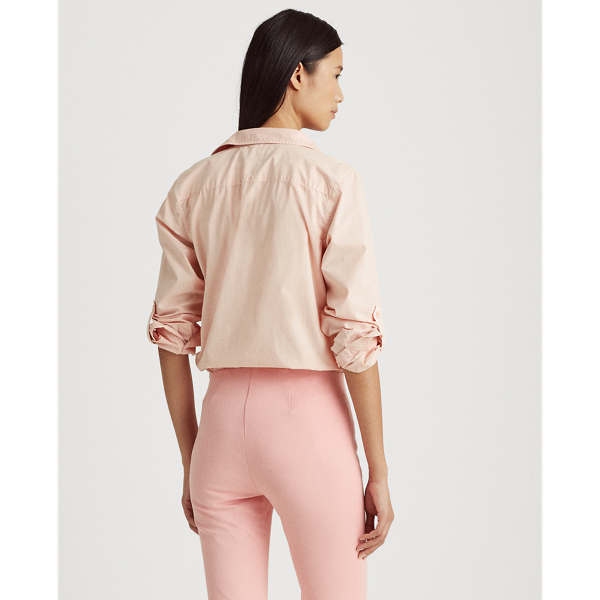 Poplin Shirt Lauren in Pink Hydrangea 4