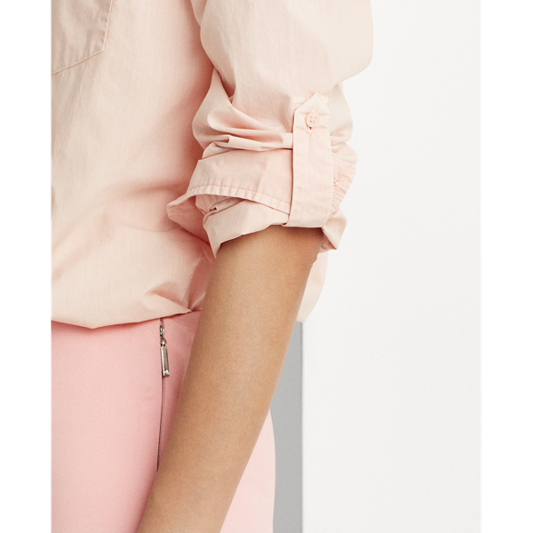 Poplin Shirt Lauren in Pink Hydrangea 5