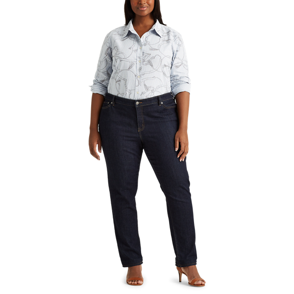 Silk White/Grey Print Easy Care Shirt Lauren Woman 2